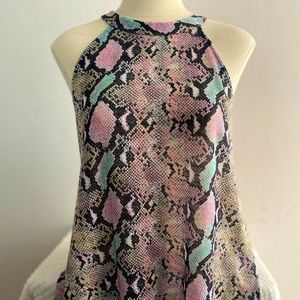 Animal Print Sleeveless top